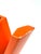 Orange Space Age Orange Y Letter Shaped Ceramic Solifleur Vase, Marcel Radureau France, Circa 1970 For Sale - Image 8 of 13