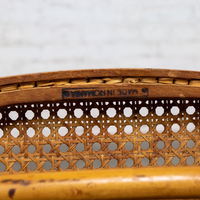 Mid to Late 20th Century Bauhaus Beech Bentwood Dining Chairs W/Cane Seats by Thonet Set of 5 For Sale - Image 11 of 18