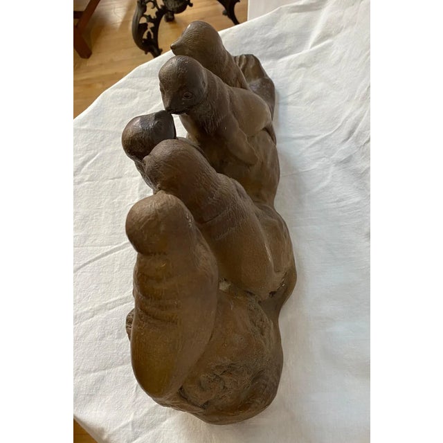 1990s Stone Animal Seals Sculpture For Sale - Image 5 of 9