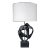 Jamie Young Intertwined Table Lamp in Black For Sale