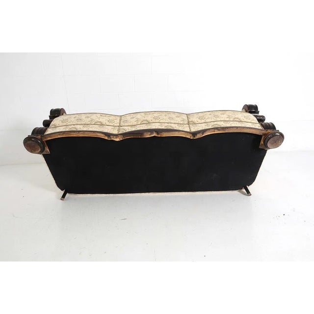 1940s Art Deco Scandinavian Channel Back Sofa For Sale - Image 14 of 18