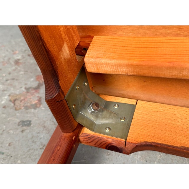 Mid-Century Teak Draw Leaf Table Made in Denmark For Sale - Image 12 of 15