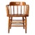 Vintage Oak Captain's Chair For Sale
