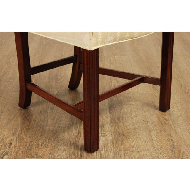 Hickory Chair Set Of Six Chippendale Style Mahogany Dining Chairs For Sale - Image 11 of 18