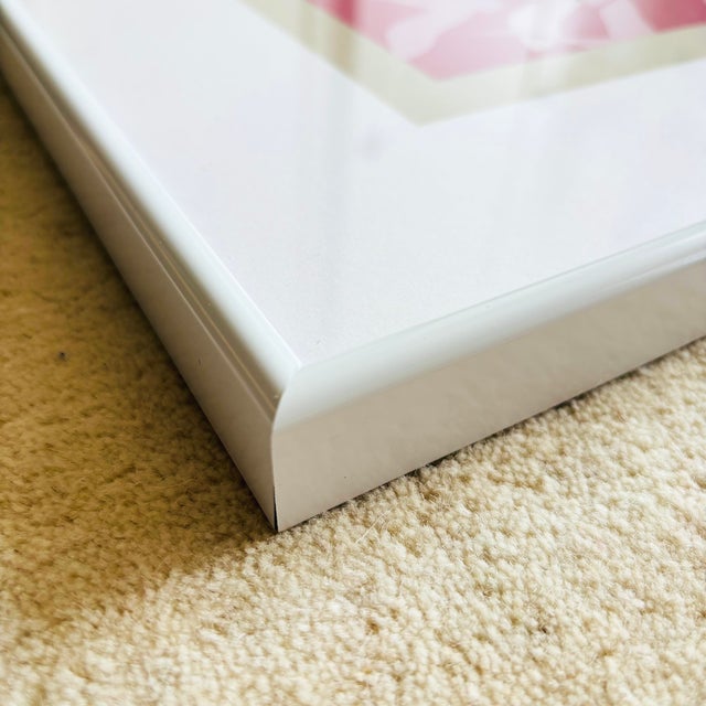 Pink Cranes Original Serigraph For Sale - Image 10 of 11