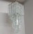 Mazzega Murano 1970s Mid-Century Modern Ice Effect Murano Glass Cascading Chandelier by Mazzega For Sale - Image 4 of 9