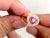 Natural 2.01 cts pink sapphire & 0.28 cts diamond ring in 18k gold For Sale In New York - Image 6 of 18