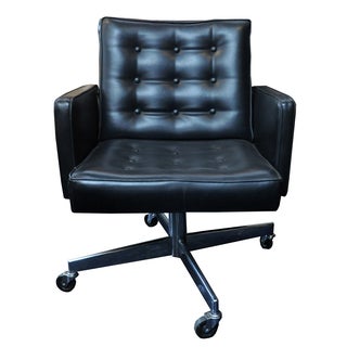 Black Rolling Desk Chair For Sale