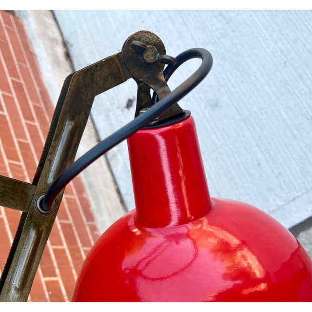 Metal Mid 20th Century German Space Age Scissor Wall Lamp For Sale - Image 7 of 7