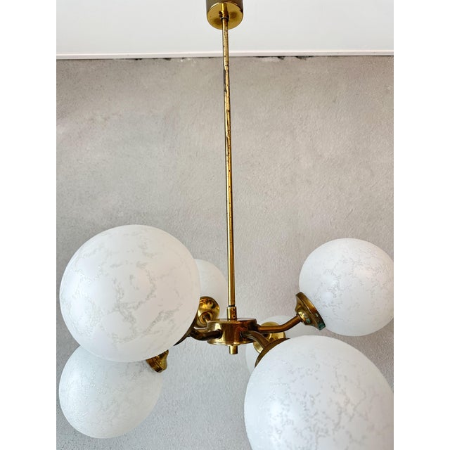 Vintage Sputnik Chandelier, 1970s For Sale - Image 14 of 15