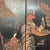 Monumental Antique Chinese Double-Sided Black Lacquer Six-Panel Screen For Sale In Los Angeles - Image 6 of 8