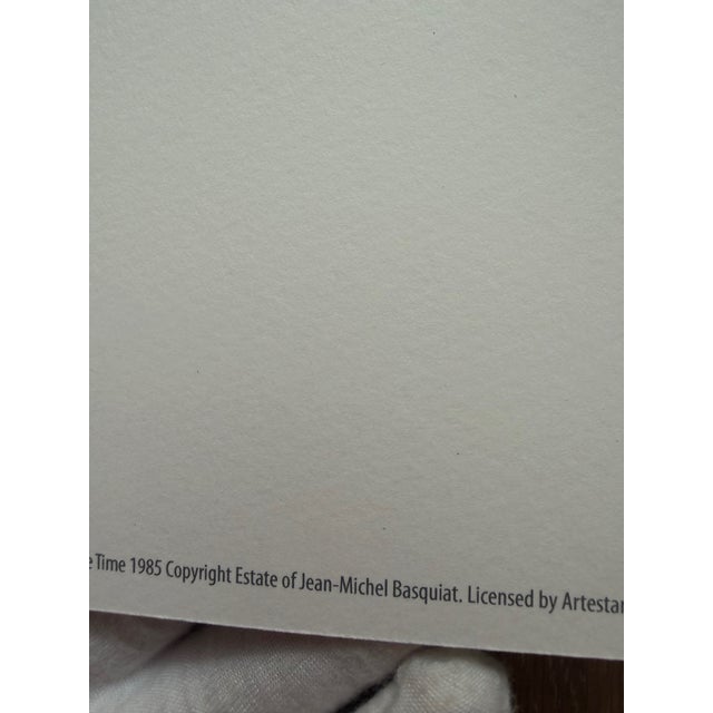 Jean Michel Basquiat Jean Michel Basquiat (1960-1988), Now’s the Time, 1985, Copyright Estate of Jean Michel Basquiat, Licensed by Artestar Ny For Sale - Image 4 of 12