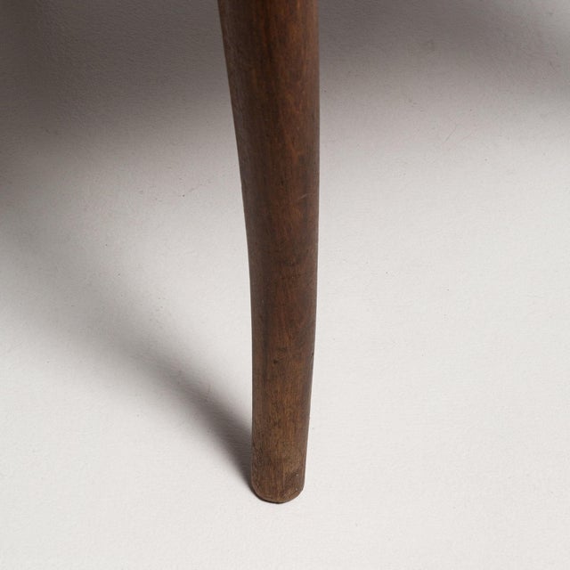 Early 20th Century France Tan Wood Lounge Chair For Sale - Image 9 of 11