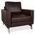 Vida Leather Brown Two-Seater Sofa and Armchair in Chrome by Rolf Benz, Set of 2 For Sale - Image 5 of 18