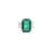 13.50 Ct Gia Certified Natural Zambian Emerald & Diamond Ring Size 7 For Sale - Image 9 of 10
