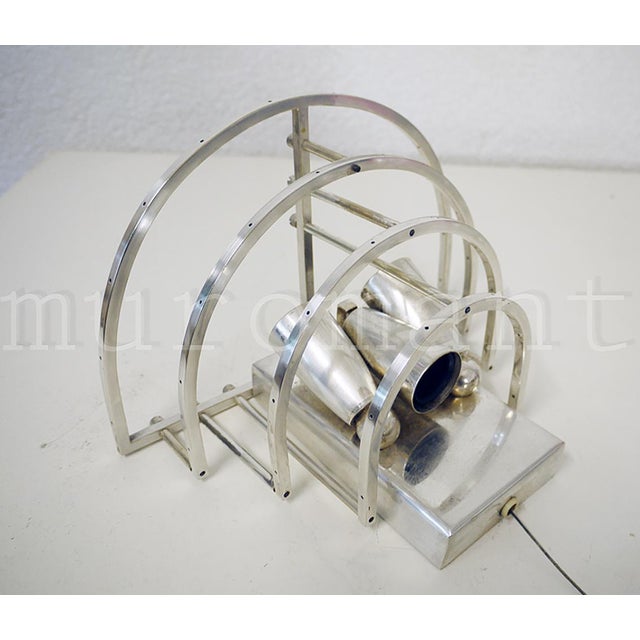 Austrian Facetted Crystal and Silver Plated Wall Sconces from Bakalowits, 1960, Set of 2 For Sale - Image 11 of 13