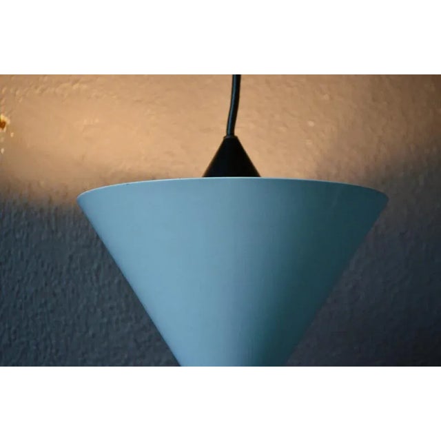 Metal Red Point Pendant Light by Gary Morga for Biefflast, 1980s For Sale - Image 7 of 13