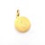 About This Charm: A timeless religious mini medallion circa 1960s, featuring Jesus Christ with an Italian blessing "Dio Ti...