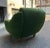 Mid-Century Modern Set of Lounge Chairs in Green Bouclé with Sinuous Armrests, 2000s For Sale - Image 3 of 7