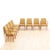 Gold Set of Eight Mid Century Dining Chairs Attributed to Robert Heritage for Archie Shine For Sale - Image 8 of 12