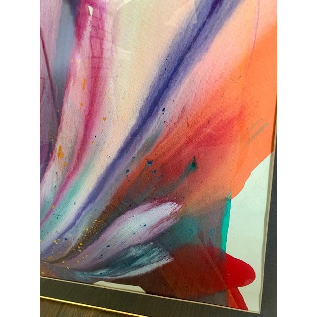 Late 20th Century Postmodern Abstract Painting by Frealon Norden Bibbins For Sale In Seattle - Image 6 of 11