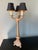 Late 20th Century Late 20th Century Bouillette Lamps With Shades, Pair For Sale - Image 5 of 11