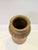 Hand-thrown studio pottery vessel signed by ceramic artist James E. Sanders. This sculptural stoneware piece features a...