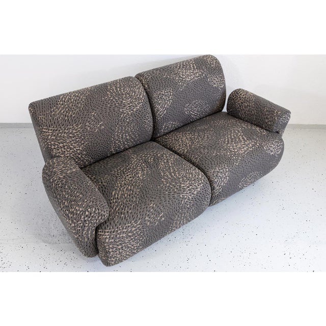A sofa designed by Eberhard Geißler, produced at the Oelsa Furniture Factory in Rabenau, East Germany, in the 1970s. This...