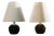 Danish Ceramic Table Lamp by Bodil Marie Nielsen, 1970s, Set of 2 For Sale