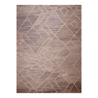 Modern Geometric Tribal Kilim Rug For Sale