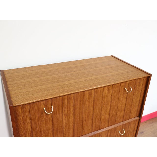 Mid Century Modern Vintage Teak Dresser Bar Cart Cocktail Cabinet by G Plan For Sale - Image 11 of 13