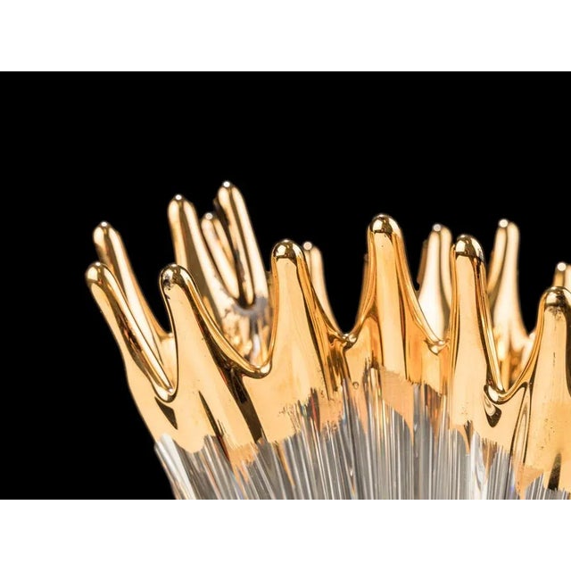 Glass Crystal Glass Bowl For Sale - Image 7 of 9