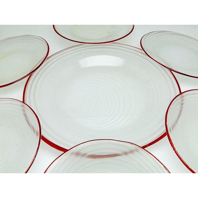 Rotor Dessert Set by J. Drost from Ząbkowice Gospodarcza Huta, Poland, 1974, Set of 7 For Sale - Image 4 of 9