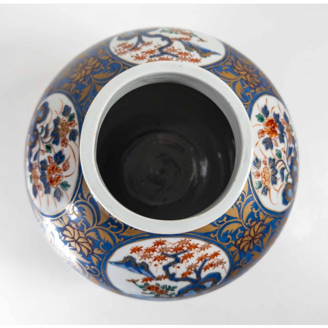 19th Century Japanese Imari Polychrome Baluster Form Vase in Chinoiserie Taste For Sale - Image 14 of 18