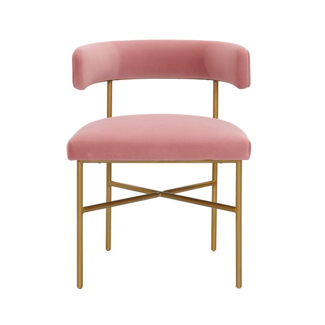 With its haute design and performance velvet upholstery, the Kim dining chair offers a stress-free, stylish dining...