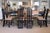 Modern Vintage 1980s Leon Rosen for Pace Rectangular Glass Dining Table With Brass For Sale - Image 3 of 7