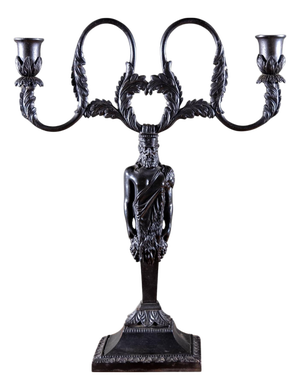 Berlin Iron Candleholder after Karl Friedrich Schinkel, 19th Century