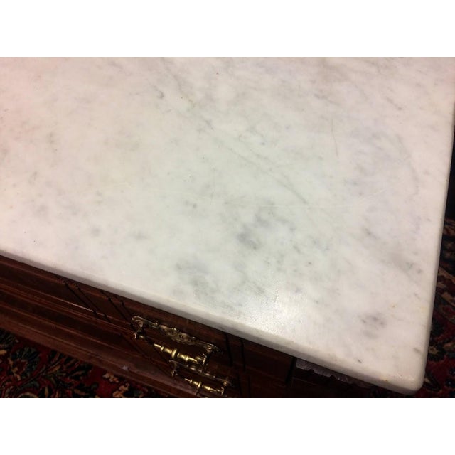 Antique Marble Top Dresser, Victorian Dresser For Sale - Image 6 of 10