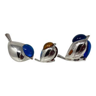 Christofle France Collection of (3) Silverplate Miniature Paperweights For Sale