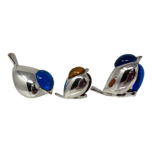 Christofle France Collection of (3) Silverplate Miniature Paperweights