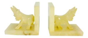 1970s Italian Sculpture Book Ends - Pair