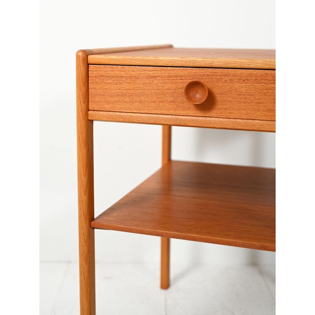 1960s Scandinavian Teak Bedside Tables, 1960s, Set of 2 For Sale - Image 5 of 13