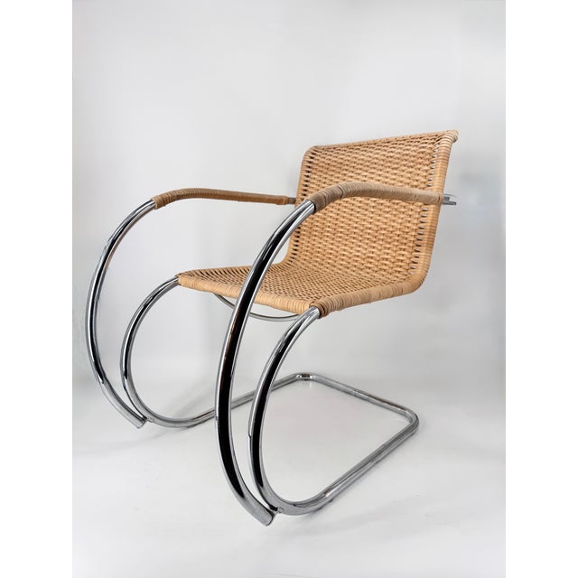 Mr20 cantilever chair with armrests * design icon mr20: the legendary weissenhof chair, designed in 1927 by ludwig mies...