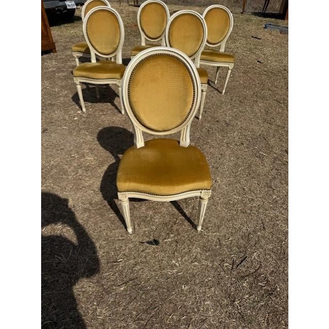 French 19th Century Louis XVl Dining Chairs - Set of 6 For Sale - Image 12 of 15