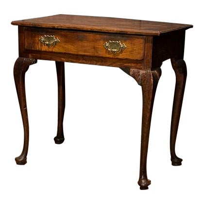 19th Century English Oak Side Table Chairish
