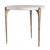 A traditional silhouette with incredible detailing, the June End Table provides an elegant statement. Panels of ivory...