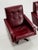 Red Vintage Lounge Chairs in Leatherette, 1950s, Set of 2 For Sale - Image 8 of 11