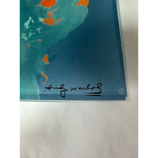 1990s Andy Warhol Marilyn Monroe Rosenthal Studio Line Celebrity Series Plate Blue For Sale - Image 5 of 9