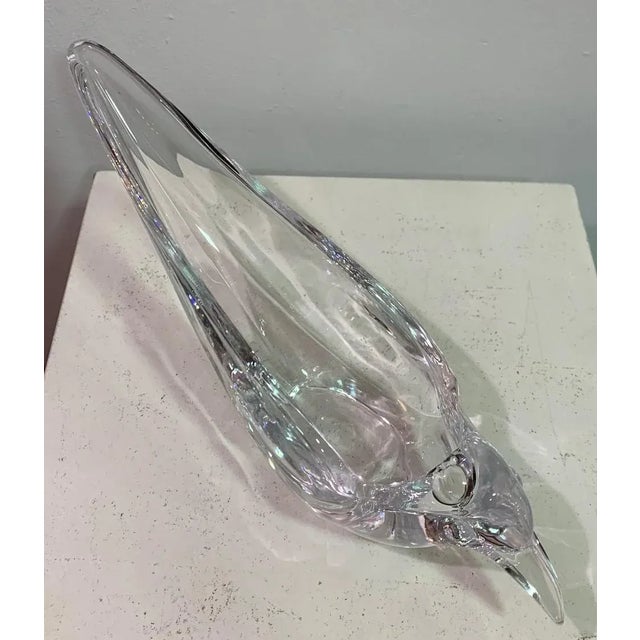 Bird-Shaped Glass Hallway Bowl from Vannes France, 1970s For Sale - Image 3 of 4