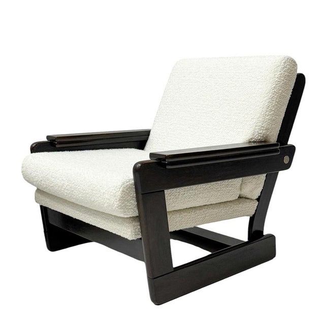 Mid-Century Modern Lounge Chairs in Bouclé Upholstery from Wenge, 1970s, Set of 2 For Sale - Image 9 of 12